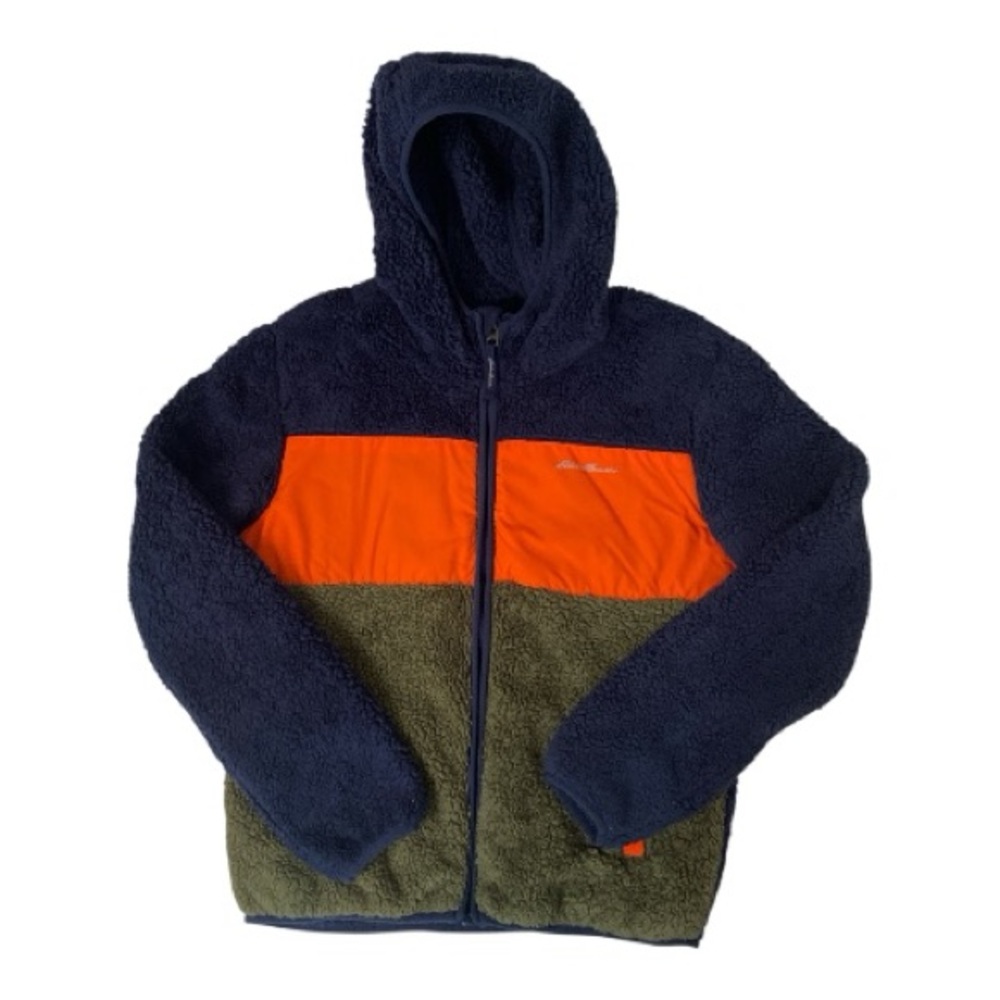 Eddie Bauer Kids Hoodie - Navy, Orange, Olive
